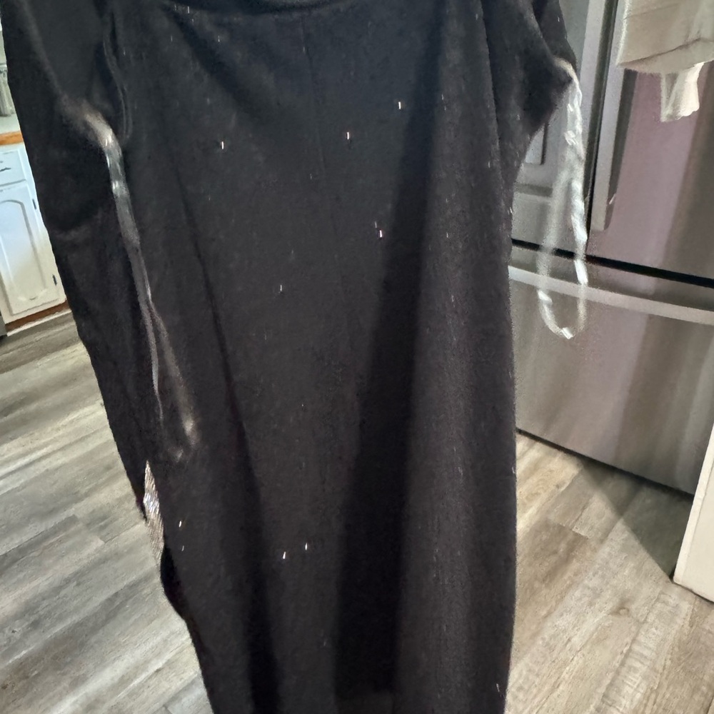 Honey and Rosie Black Sequin Gown
